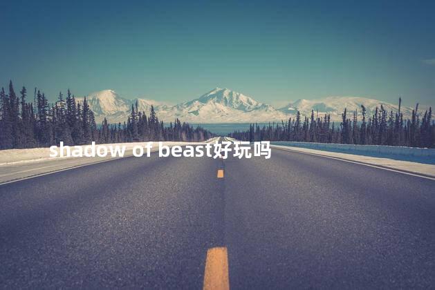 shadow of beast好玩吗 beast组合shadow现场